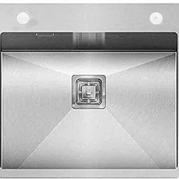 prince 24 x 18 x 10 Single Bowl Handmade Kitchen Sink Tap hole 24"x18"x10" Handmade Stainless Steel Single Bowl With Tap Hole pri041 Vessel Sink-picture-11