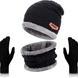 adnate Self Design Beanie-picture-17