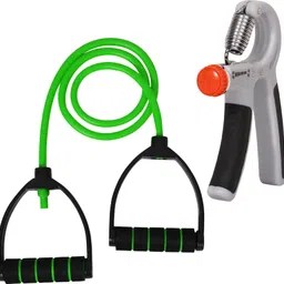 adrenex by flipkart Combo of Single Toning Tube with Hand Gripper for Workout Fitness Accessory Kit Kit-picture-27