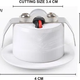 olips LED COB Spot Light, Button Light 3 WATT Down Light, Cabinet Light, Pink, 1 Spot Light Ceiling Lamp image 4
