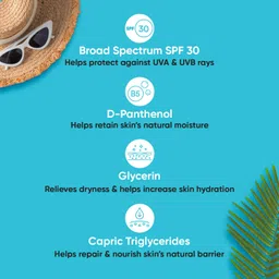 episoft Sunscreen - SPF 30 PA++++ AC Lightweight Moisturiser with Sunscreen for All Skin Types, Fragrance Free image 5