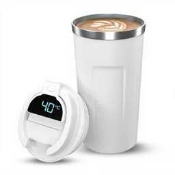 vasant creation Vacuum Insulated Travel Coffee/Tea with Temperature Display Stainless Steel Coffee Mug-picture-28