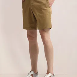 u.s. polo assn. Solid Men Brown Cargo Shorts-picture-14