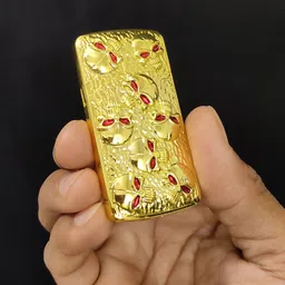 point zero New Zhonergi Gold Lighter Jet Flame Butane Gas Lighter Portable Compact Windproof Cigar Outdoor Pocket Lighter image 3