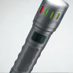 X688 Long Distance LED Torch Light | Zoomable, Rechargeable, High Brightness Torch-image-1