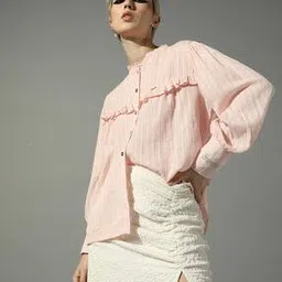 superdry Stripe Lurex Gauze Long-Sleeve Shirt-picture-25