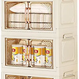 house of quirk 4-Layer Storage Cabinet with Wheels for Sundries, Toys, and Essentials (45cm) PVC Collapsible Wardrobe-picture-18