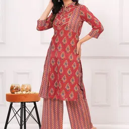 UNBIND Printed Three Quarter Sleeve Tunic & Trouser Co-Ords image 4