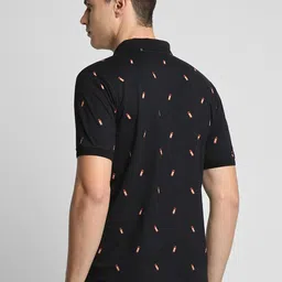 Peter England Casuals Conversational Printed Polo Collar T-shirt image 3