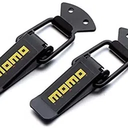 motopex Metal Bumper Hook Lock Clip for Car Bumper Cap (Pack of 2)-06 Front and Rear Mount Towing Hook image 2