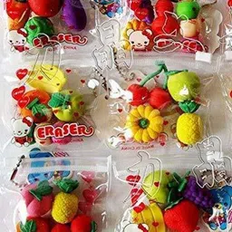 trendy one Fruits Vegetable Eraser /Rubber Birthday Return Gifts Cute Eraser for Child Non-Toxic Eraser-picture-37
