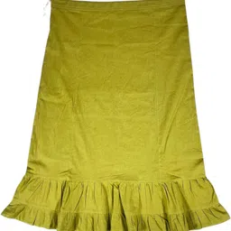 house of common Avocado Green Pure Cotton Petticoat-image-41