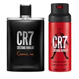 CRISTIANO RONALDO Men CR7 Deodorant Body Spray 150ml & Game On Eau De Toilette 100ml-picture-35