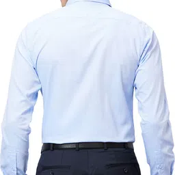 raymond Men Slim Fit Self Design Formal Shirt image 4