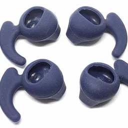 Newvent 8 pcs (4 Pair) ear buds black, earbuds cover Blue In The Ear Headphone Cushion-picture-15