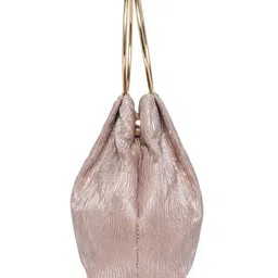 Lavie Alya Rose Gold Structured Potli image 4