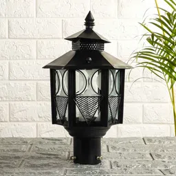 brightdaisy Black Metal Gate Light image 2