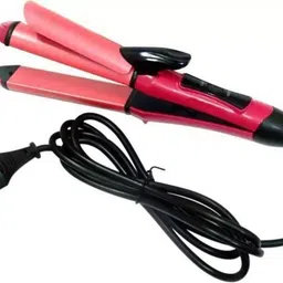 Viksenterprise Hair Straightener and Curler 2 in 1 NHC-2009 Hair Straightener-image-0