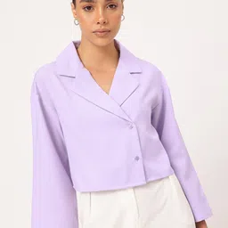 dressberry Women Solid Single Breasted Formal Blazer image 2