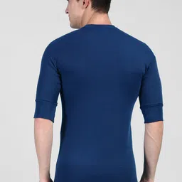 Lux Cottswool Men Pack Of 2 V-Neck Short Sleeves Thermal Tops image 4