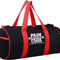 k.s enterprises 20 L Gym Duffel Bag - premium quality sports bag with separate shoe compartment water resistant - Red-picture-20