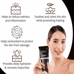 Globus naturals Set Of 3 Coffee Face Wash Enriched With Turmeric & Saffron - 100g Each image 3