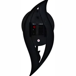 Attractionz Brown & White Round Contemporary Wall Clock image 3