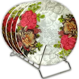 inpro Elegance With Our Round Dinner Plate Set - Perfect For Snacks and Everyday Use! Dinner Plate image 4