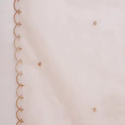 Sangria Ethnic Motifs Embroidered Straight Kurta With Trousers & Dupatta image 3