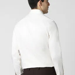 Van Heusen Regular Fit Textured Full Sleeves Cotton Shirt image 4