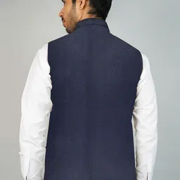 Wintage Woven Design Nehru Jacket image 4