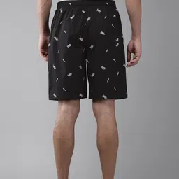 Van Heusen Men Pack Of 2 Printed Touch Functional Pocket Lounge Shorts image 2