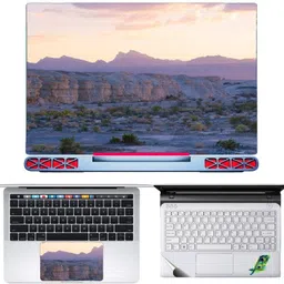 SDM 3in1 Accessories Combo Kit - Laptop skin sticker Decal with Touch Pad Skin Guard , trackpad skin transparnt Compatible for HP Laptops 15.6 Inch (Customizable) natural image033 Combo Set-picture-21