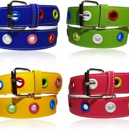gladsome Boys & Girls Casual Blue, Green, Yellow, Pink Artificial Leather Belt-picture-12
