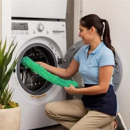 noetic Ceiling Fan Duster, Flexible Brush for Car, Home Interior Clean Telescop Duster Microfibre Wet and Dry Brush image 5