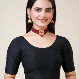 lambodar textiles Round Neck Women Blouse-picture-28