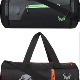 monvelli 20 L Gym Duffel Bag - GYM DUFFLE BAG FOR INDOOR OUTDOOR SPORTS - Green, Black-picture-34