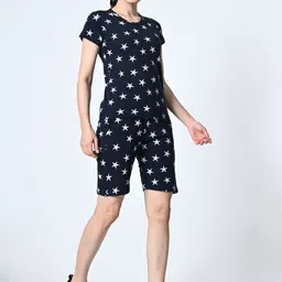 BAESD Pack Of 3 Printed Pure Cotton Short Sleeve T-Shirt & Shorts image 4