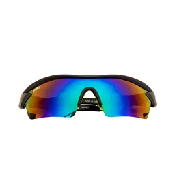 MAGNEQ Mirrored Lens & Black Sports Sunglasses With UV Protected Lens MG 9311/S C8 6617 image 4