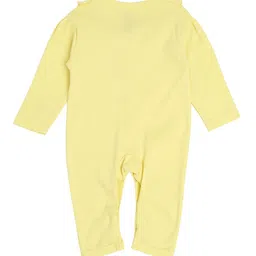MeeMee Infant Girls White & Yellow Pack Of 2 Printed Rompers image 2