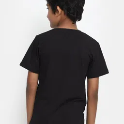 V-Mart Boys Typography Printed Round Neck Cotton Regular T-shirt image 5