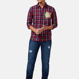 Coolsters by Pantaloons Boys Tapered Fit Mildly Distressed Light Fade Jeans image 3