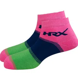 HRX by Hrithik Roshan Men Pack Of 4 Patterned Organic Cotton Odour Free Calf-Length image 3