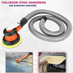 digital craft 6"Pneumatic Sander Air Machine Polisher Tool Orbital Grinding Sanding Random Kit 6 inch Random Orbital Sander image 2