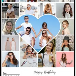 envision heart photo frame 12 inch wall-picture-20