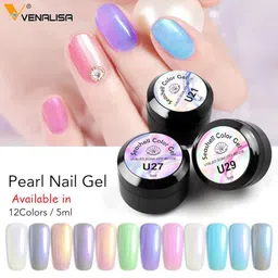VENALISA Seashell Color Mermaid Opal Pearl Series UV Gel Polish 5 ml - U27 image 3
