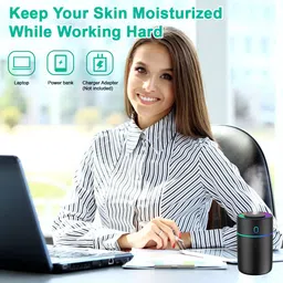 serplex Car Humidifier Diffuser 230ml Car Humidifier Diffuser with Dual Mist Modes LED Lights and USB Power Air Purifier image 4