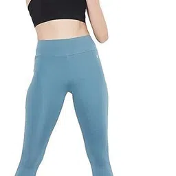 feel time Self Design Women Blue Tights-picture-31