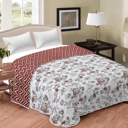 wonderlooks Floral Single AC Blanket for AC Room image 4