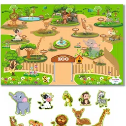 prepbuddy Beautiful Mindz Learning Kit for 1-2 Year olds with 7 Fun and Learning Activities (Flashcards, Painting, Role Play, Board Game, worksheets, Book) image 3